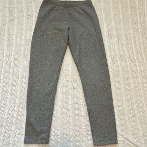 Girls XL (14/16) Cat & Jack Gray Fleece Lined Leggings